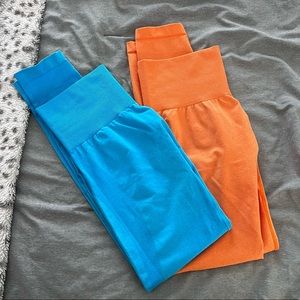 Blue and orange nvgtn leggings size medium